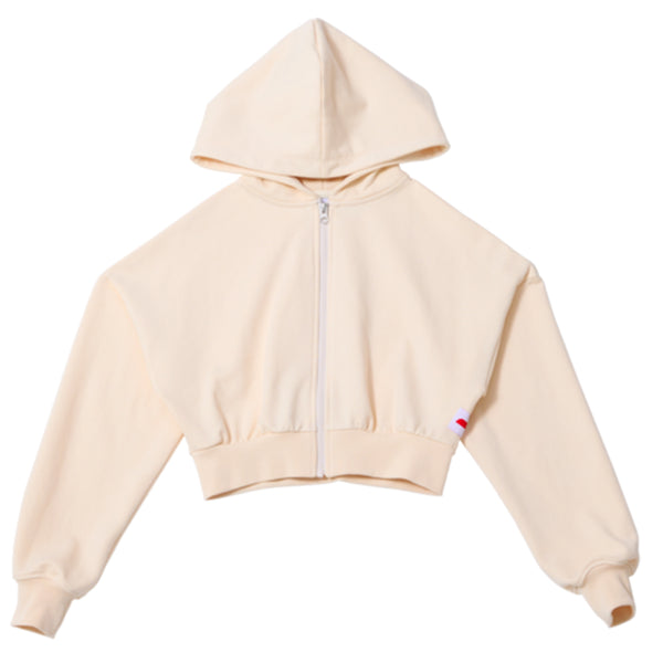 XOXOGOODBOY GOODBOY CROPPED HOODIE ZIP-UP