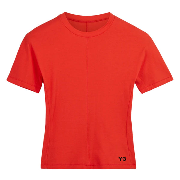 Y-3 FITTED SHORT SLEEVE TEE (WOMEN)