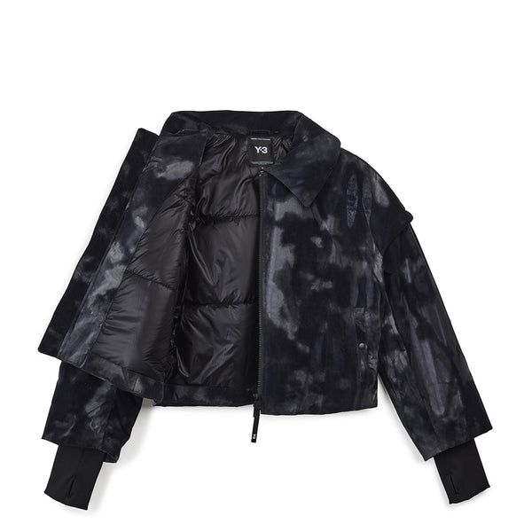 Y-3 WOMEN'S ALLOVER PRINT PADDED JACKET