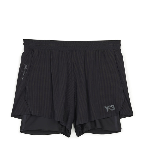 Y-3 RUNNING SHORTS WITH TIGHTS