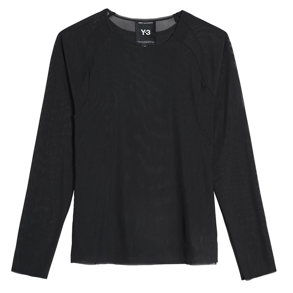 Y-3 MESH FITTED TEE