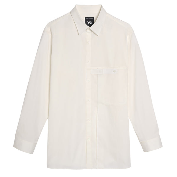 Y-3 PLEATED POCKET SHIRT