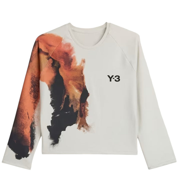 Y-3 TENNIS PRO CROPPED LONG SLEEVE TEE