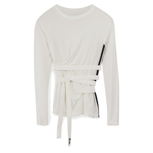 Y-3 TENCEL LONG SLEEVE TEE