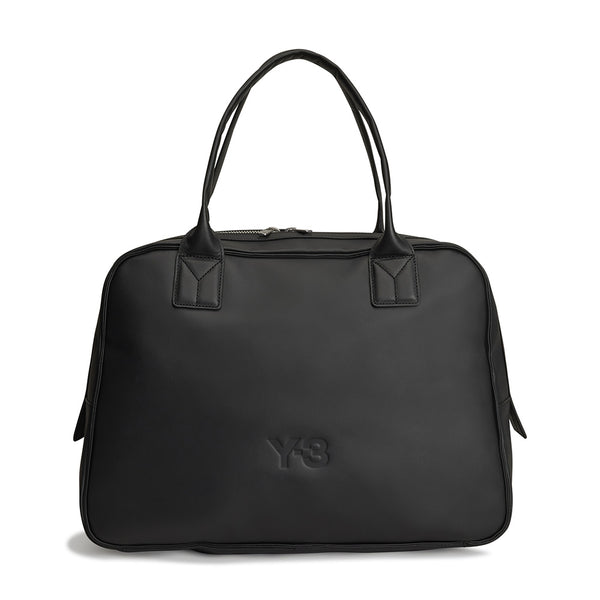 Y-3 LEATHER AIRLINER BAG