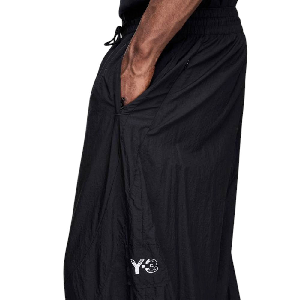 Y-3 RAW EDGE 3 STRIPES NYLON SHELL PANTS – D-mop