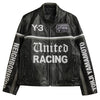 Y-3 NBHD LEATHER RACER JACKET