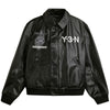 Y-3 NBHD LEATHER BOMBER JACKET