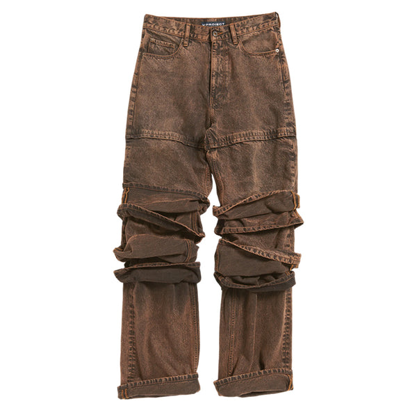 Y/PROJECT MULTI CUFF JEANS