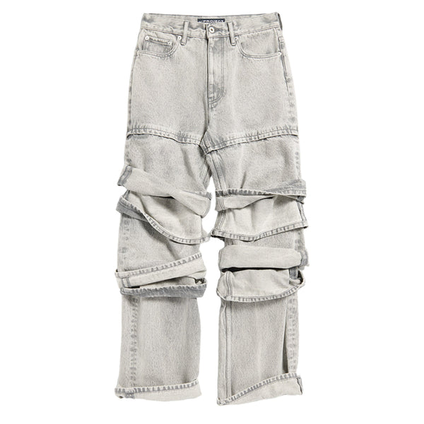 Y/PROJECT MULTI CUFF JEANS