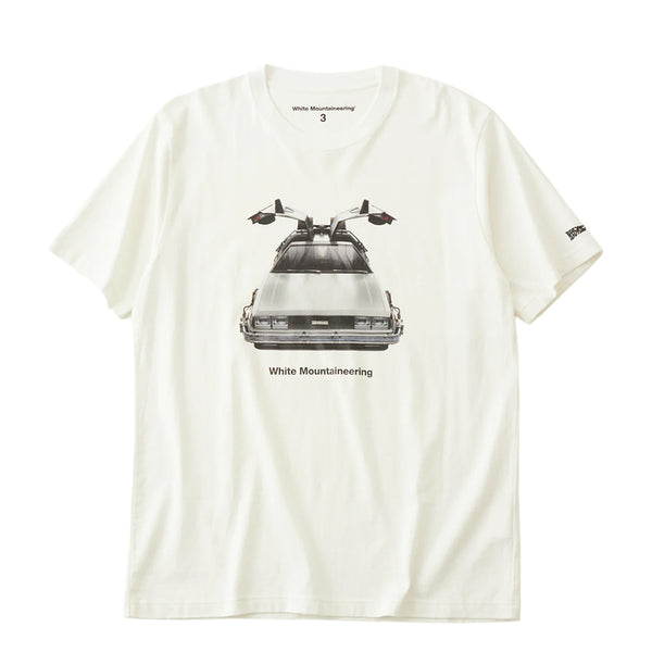 WHITE MOUNTAINEERING X BACK TO THE FUTURE DELOREAN T-SHIRT