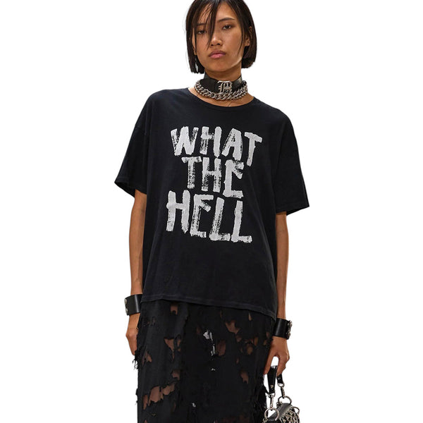R13 WHAT THE HELL RELAXED TEE