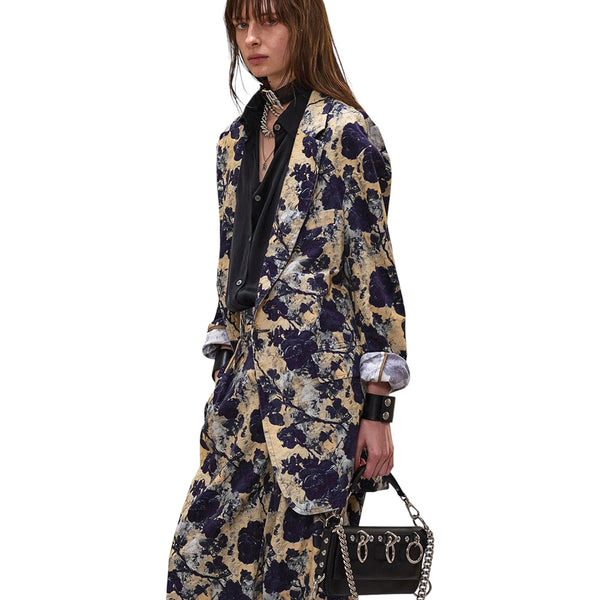 R13 OVERSIZED RAGGED BLAZER