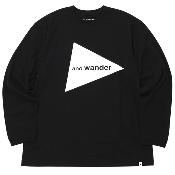 AND WANDER LOGO LS TEE