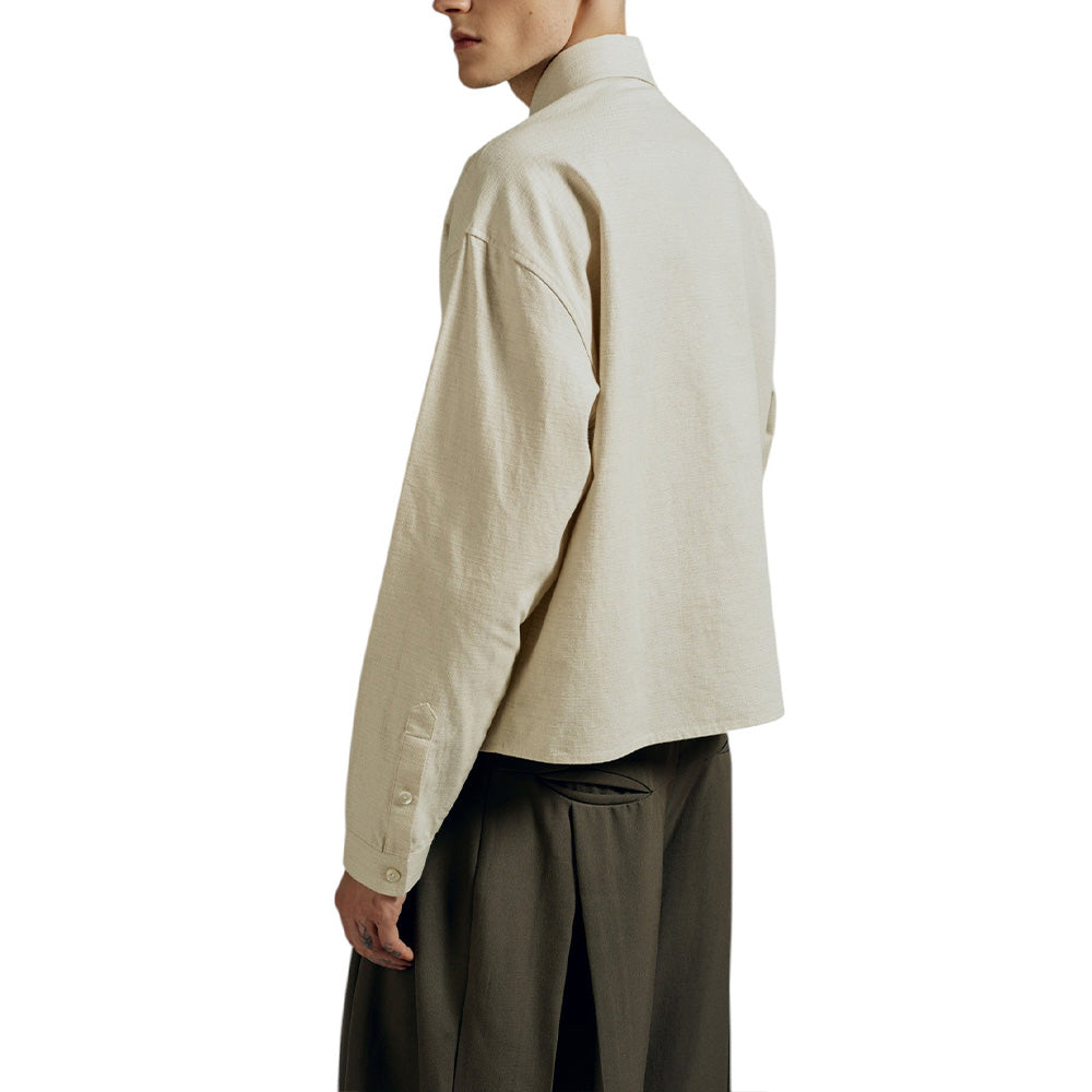NAMESAKE NASH AF1 LS SHIRT SAILCLOTH WHITE – D-mop