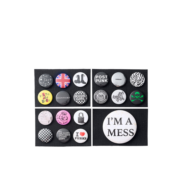 UNDERGROUND PUNK BADGE PACK