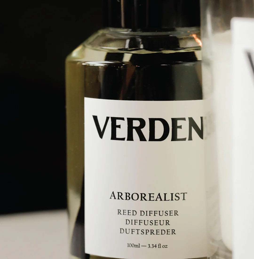 Verden Arboreal Reed Diffuser on a dark background