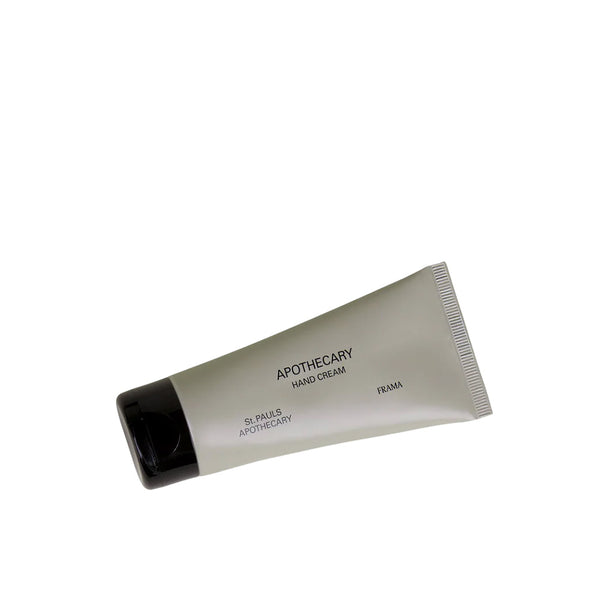 Tube of St. Paul's Apothecary hand cream on a white background