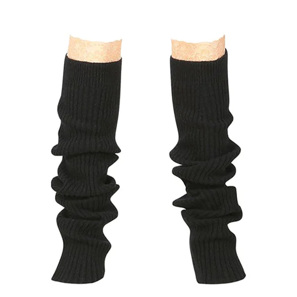 SHISHI KNIT LACE LEG WARMER