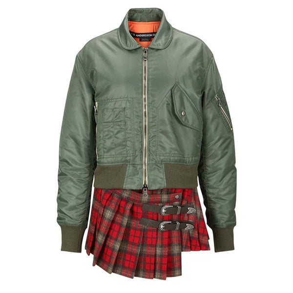 CARLEE BOMBER KILT DRESS