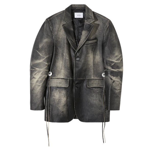 EYTYS CAMERON BRUSHED BLACK BLAZER