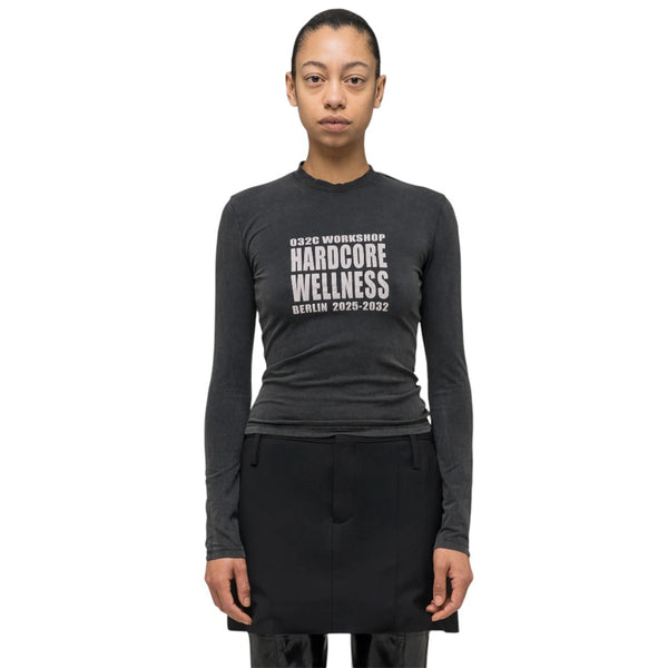 032c "HARDCORE WELLNESS" TIGHT LONGSLEEVE