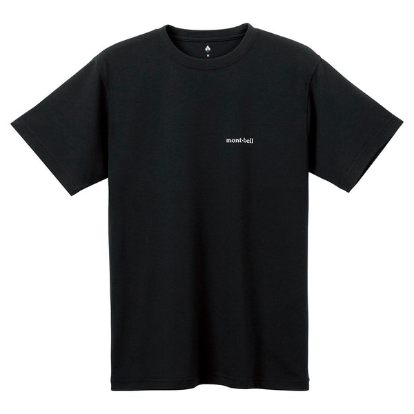 MONTBELL MEN'S WICKRON TEE ONE POINT LOGO