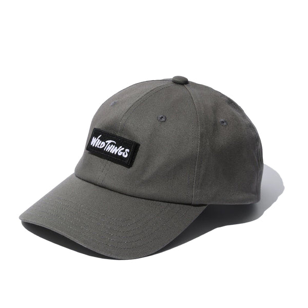 WILD THINGS TWILL 6PANEL CAP CHARCOAL