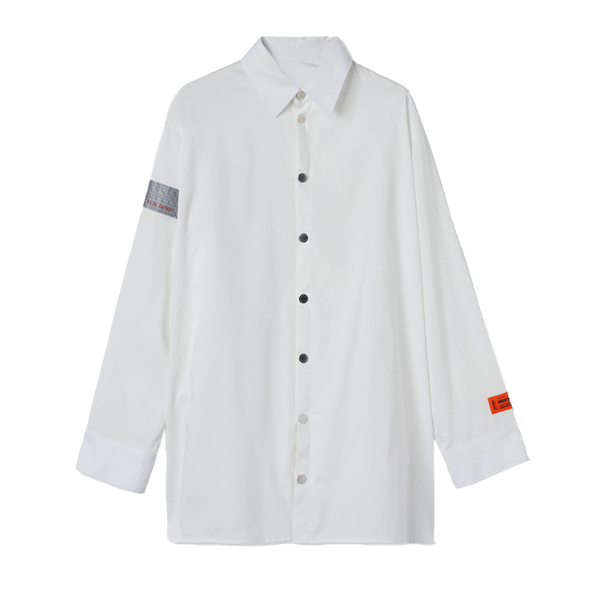 HERON PRESTON LS POPELINE TAPE SHIRT