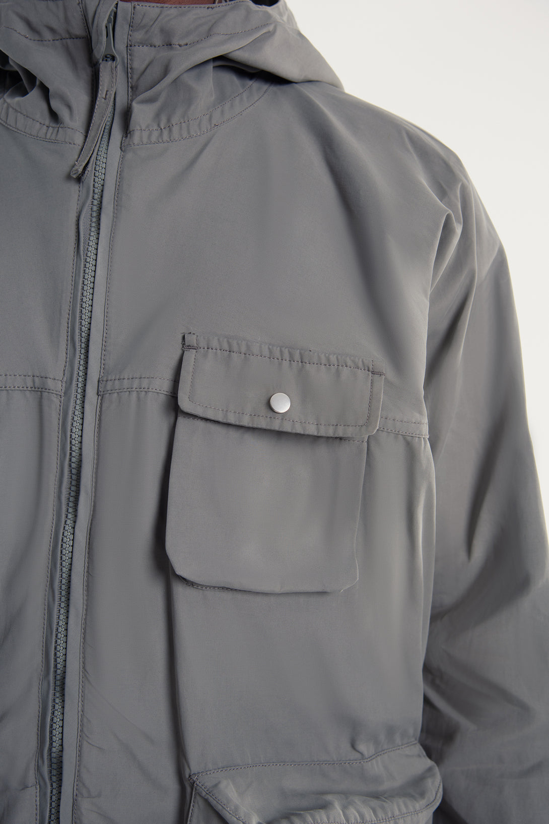 MEN'S WAXED COTTON MAGZIP HOODED JACKET – D-mop