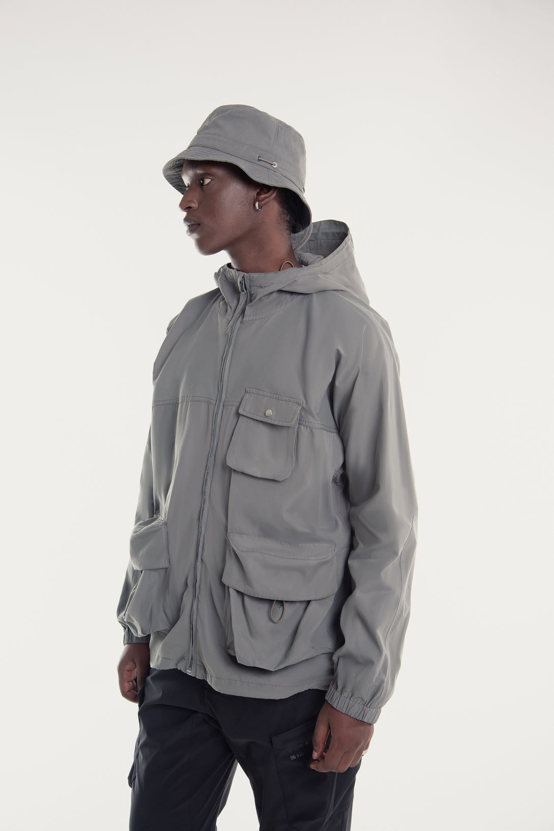 MEN'S WAXED COTTON MAGZIP HOODED JACKET – D-mop