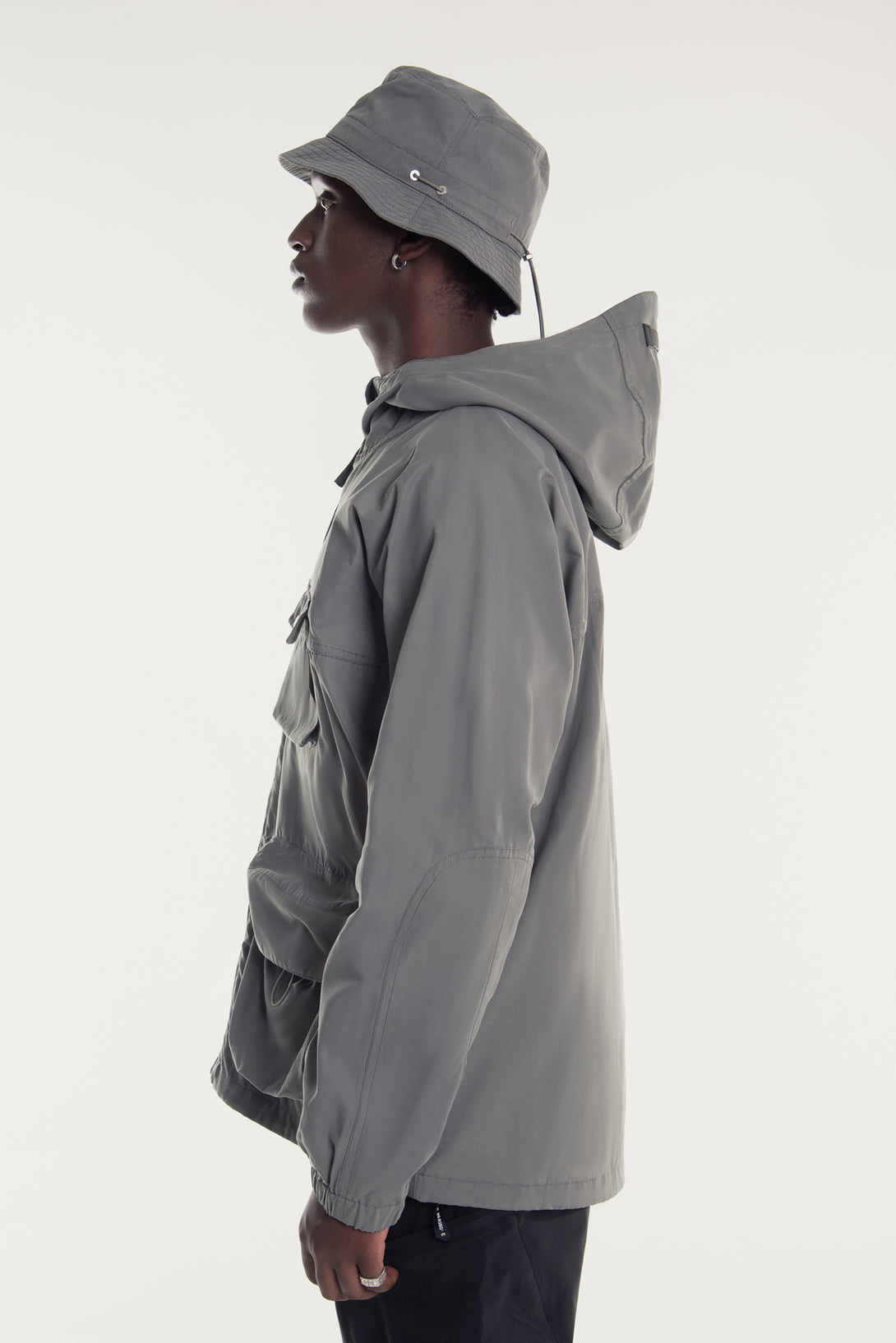 MEN'S WAXED COTTON MAGZIP HOODED JACKET – D-mop