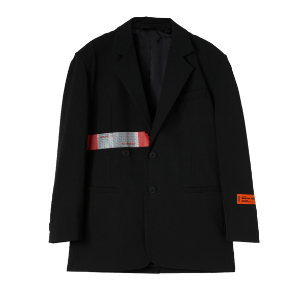HERON PRESTON LOGO TAPE TAILORED BLAZER