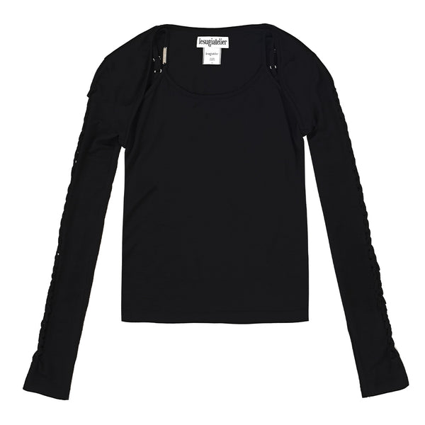 KNOTTED BOLERO TOP
