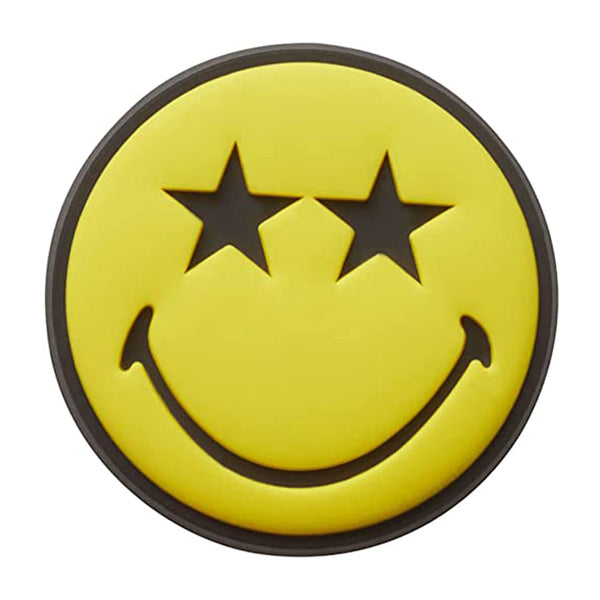 CROCS SMILEY BRAND STAR EYES JIBBITZ CHARM