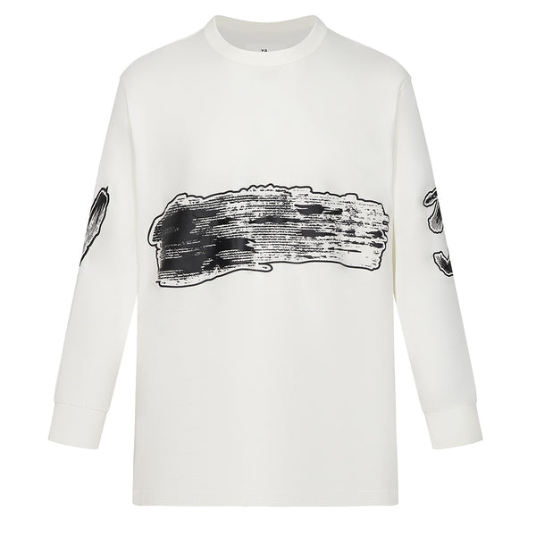 Y-3 GRAPHIC LONG SLEEVE TEE (UNISEX)
