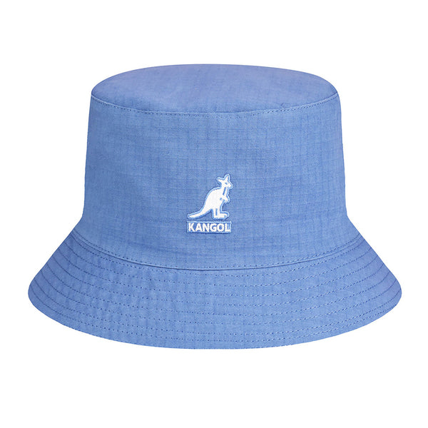 KANGOL RIPSTOP ESSENTIAL REV BUCKET LIGHT BLUE X GREY