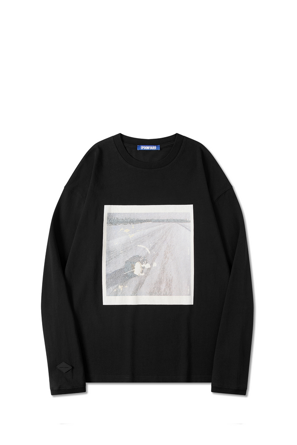 UNISEX POLAROID GRAPHIC LS TEE