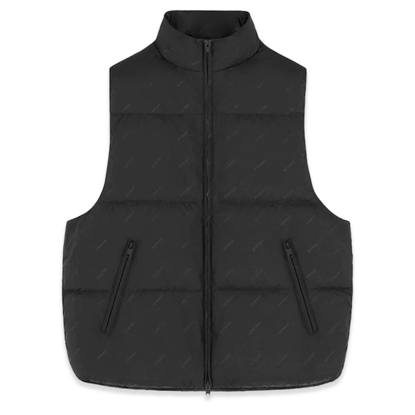 REPRESENT ALL OVER LOGO PUFFER GILET