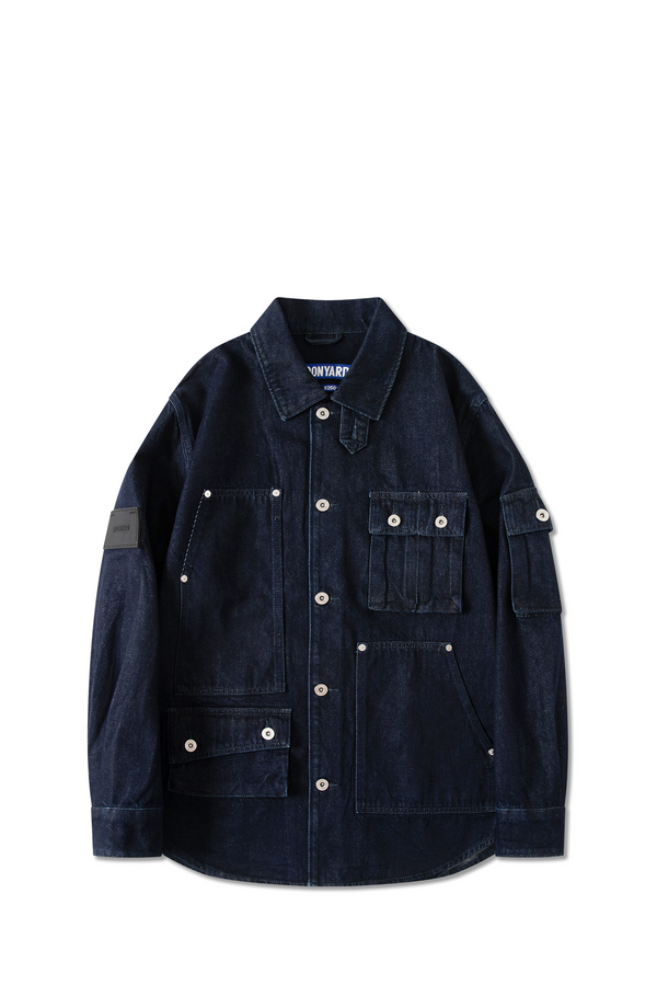 UNISEX DENIM MULTI-POCKET JACKET