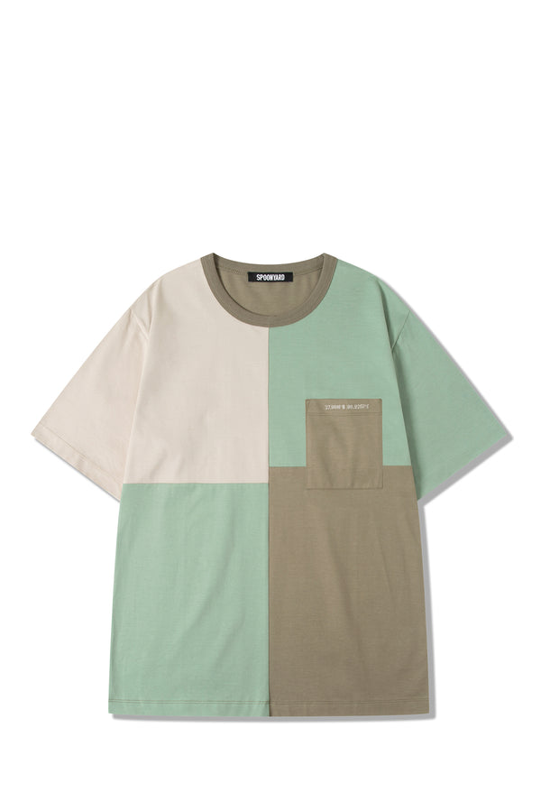 UNISEX COLOR BLOCKING T-SHIRT