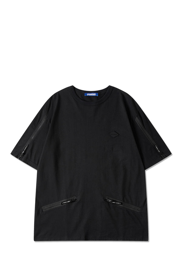 MEN'S SLANTED ZIP POCKET TEE