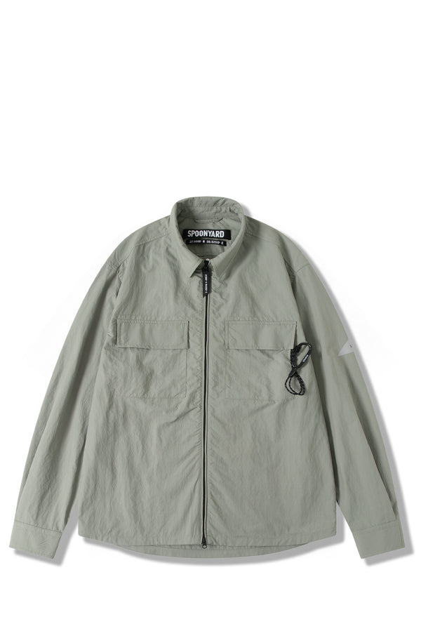 MENS NYLON BIG POCKET CARABINER SHIRT JACKET