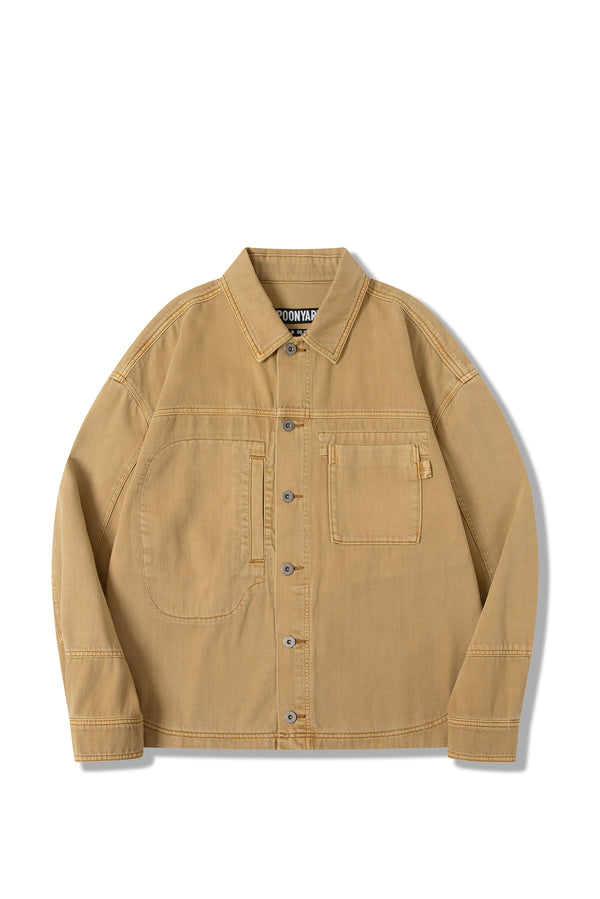 UNISEX GARMENT DYE DENIM JACKET