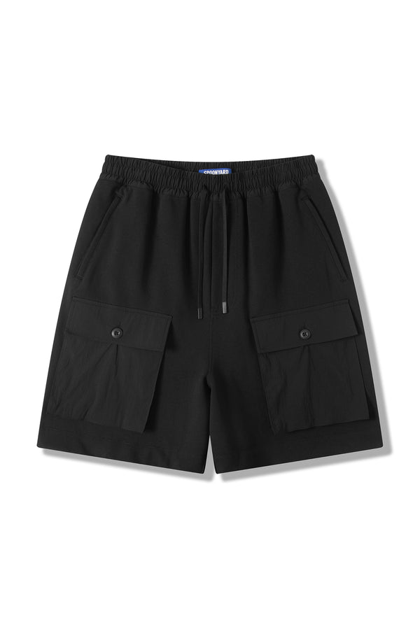 MENS COTTON POCKET CARGO SHORTS