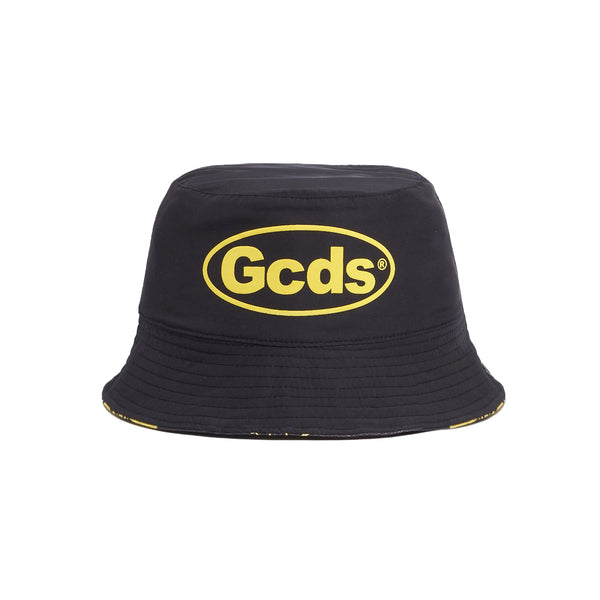GCDS SHELL DOUBLE FACE FISHERMAN HAT
