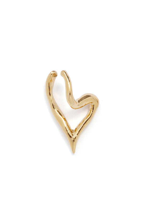 Heart Ear Cuff Yellow Gold (DIS)