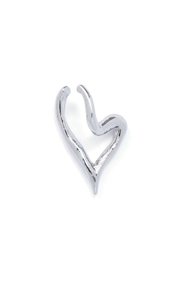 Heart Ear Cuff White Gold (DIS)
