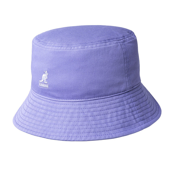 KANGOL WASHED BUCKET HAT LIGHT PURPLE